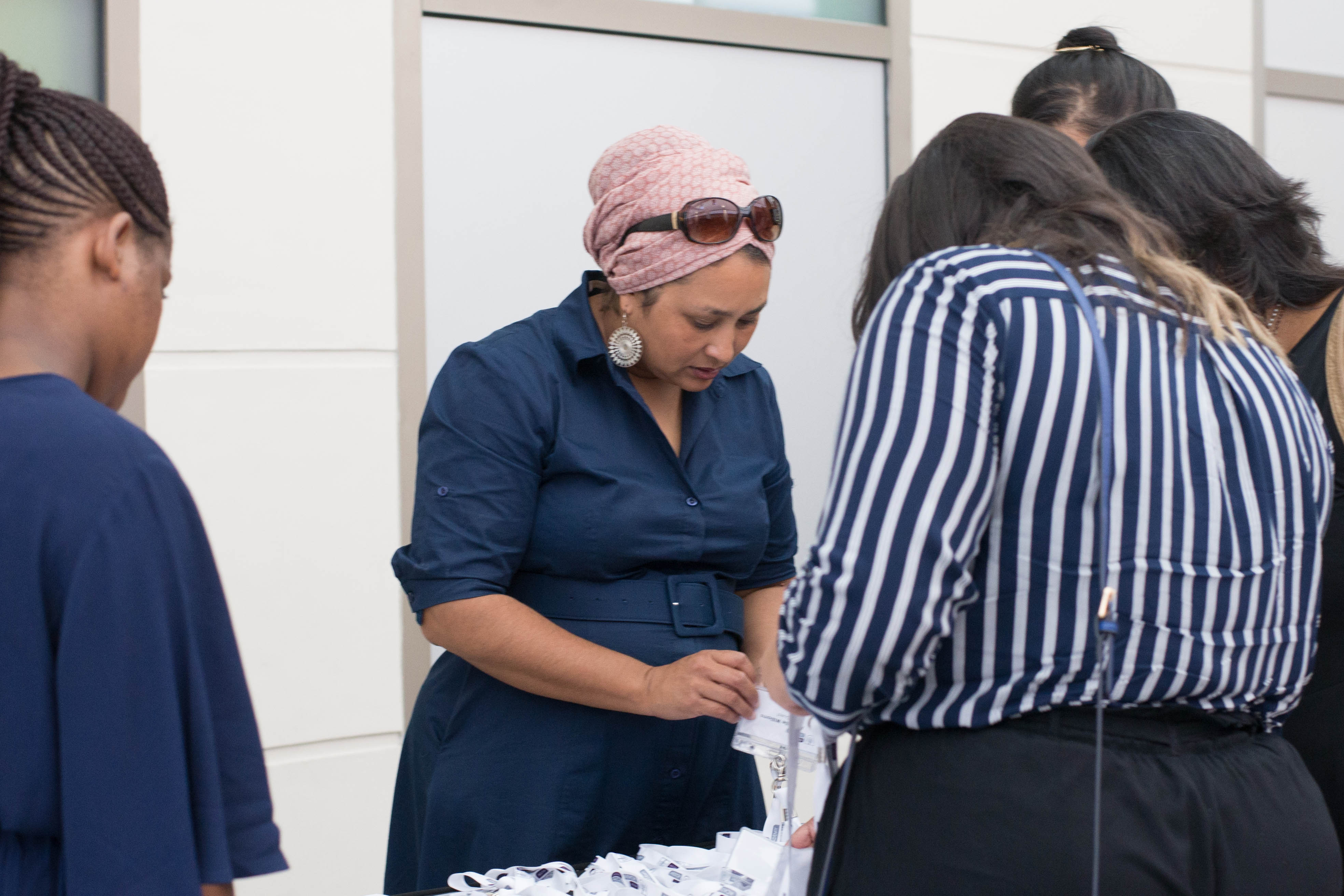 An Alumni participant at a graduation ceremony